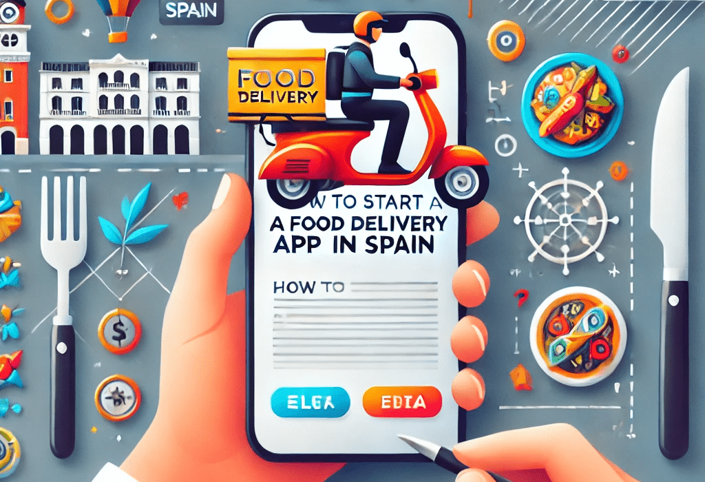 how to start food delivery app business in Spain